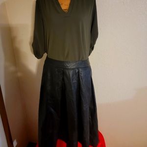 Black Pleather, Xhiliration -Target, Size L